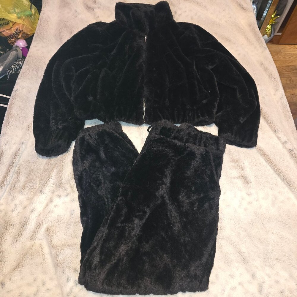 Cozy Furry Jacket/pants set